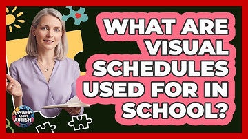 What Are Visual Schedules Used For In School?