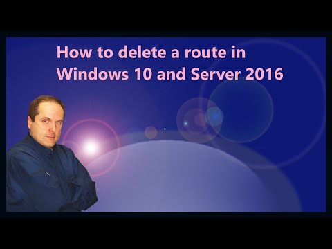 Video: Bagaimana cara menghapus rute di Windows?