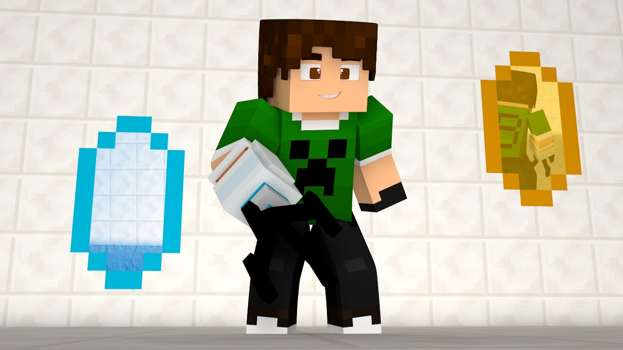 Crie uma PORTAL GUN no Minecraft !! (SEM MODS) YouTube