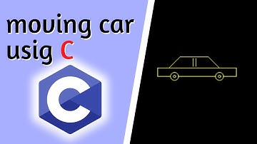 how to draw a moving car using c programming in computer graphics