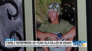 Family remembers 20-year-old killed in motorcycle crash