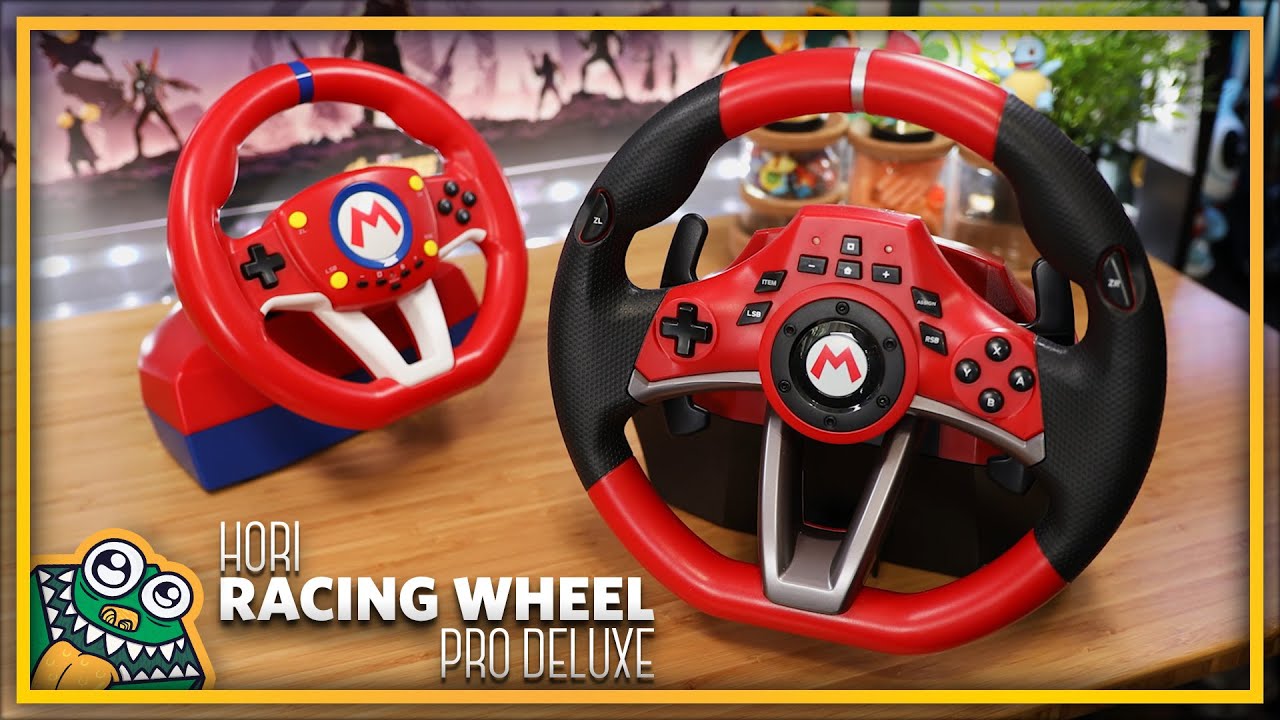 HORI Nintendo Switch Mario Kart Racing Wheel Pro Deluxe - CLIPPED - YouTube