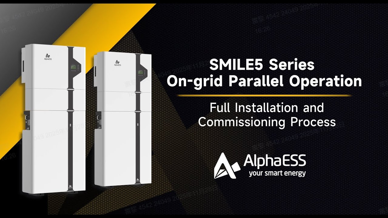 SMILE5 Series On-grid Parallel Operation - YouTube