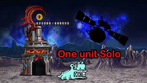 Battle Cats - Into The Future Chapter 3 Moon, One unit Solo