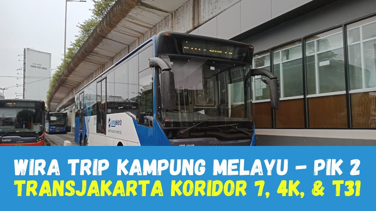 VLOG Keliling ke PIK 2 dari Kampung Melayu Hanya 3500 || TransJakarta Koridor 7 - 4K - T31