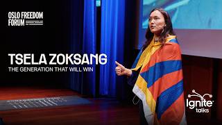 Tsela Zoksang - The Generation That Will Win | 2026 Oslo Freedom Forum Ignite Talks
Tsela Zoksang is a Tibetan student activist from New York, deeply committed to advocating for Tibetan rights and sovereignty. She is currently pursuing undergraduate studies in politics at New York University. In May 2024, Tsela participated in a peaceful protest during Chinese President Xi Jinping’s visit to Paris. Alongside fellow activists, she displayed banners and the Tibetan national flag at the Arc de Triomphe, calling for global recognition of Tibet’s plight. For her unwavering dedication, Tsela was honored with the 2024 Lhakar Award for Activism in Exile.
Learn more about #OsloFreedomForum:
Website: https://oslofreedomforum.com
X: https://x.com/OsloFF
Instagram: https://www.instagram.com/osloff/
Join us in promoting freedom where it’s most at risk!
Donate today: https://hrf.org/?form=donate Tsela Zoksang - The Generation That Will Win | 2026 Oslo Freedom Forum Ignite Talks
