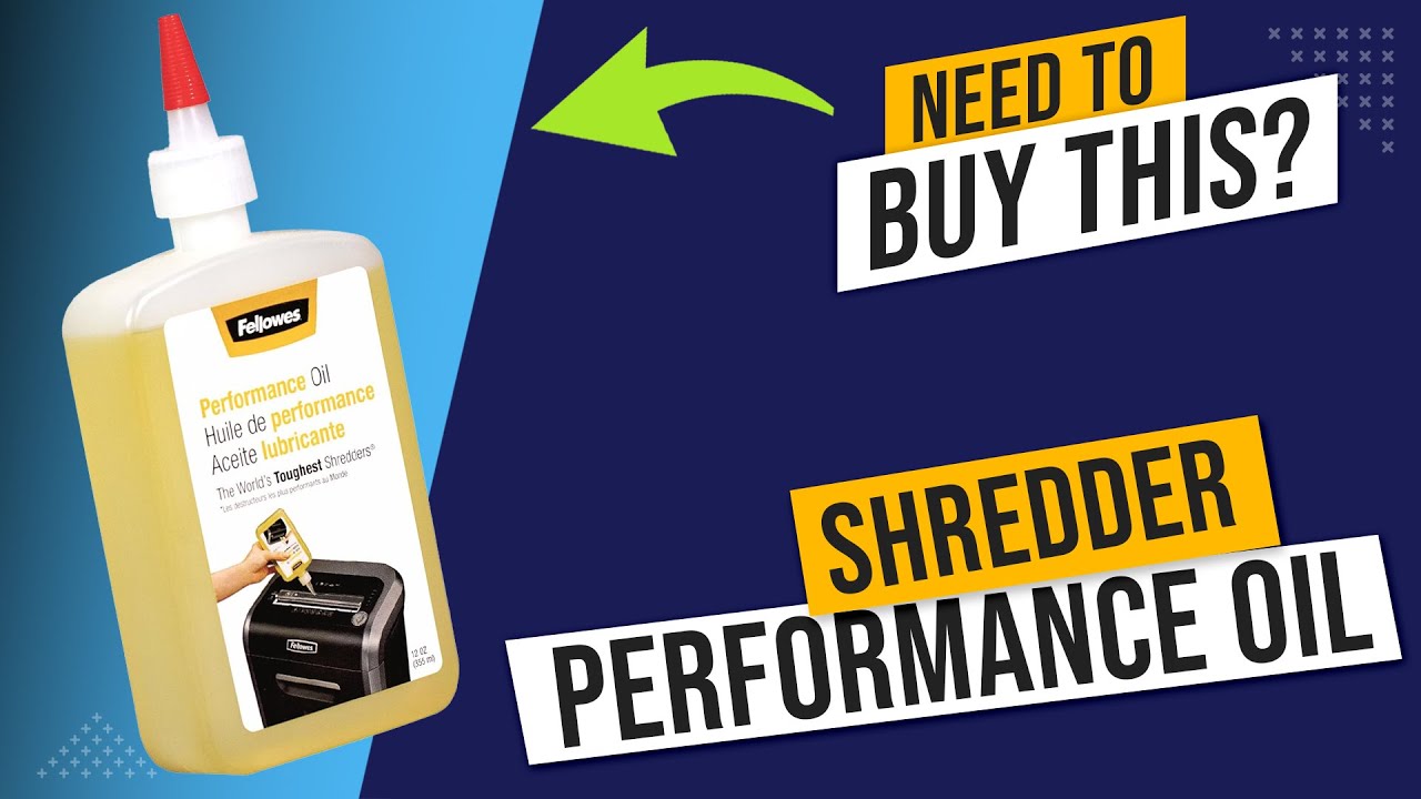 Fellowes Shredder Oil