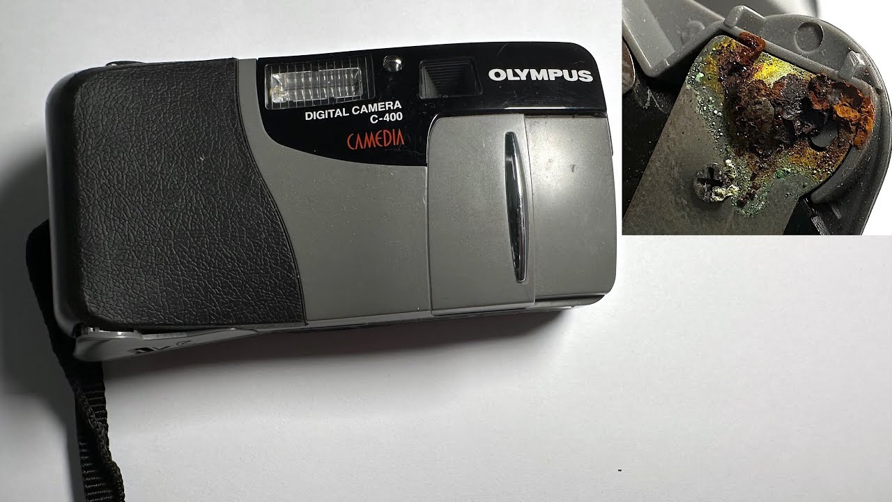 Olympus Camedia Digital Camera won't turn on fix - YouTube
