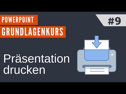 Video: So Drucken Sie Eine Präsentation