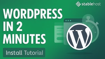 StableHost - WordPress Installation