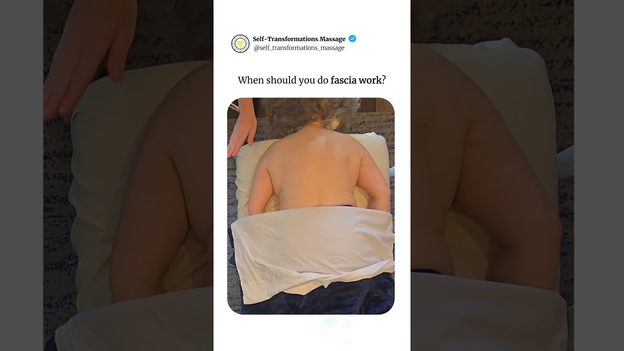 Fascia work is not difficult if you know this one thing. 