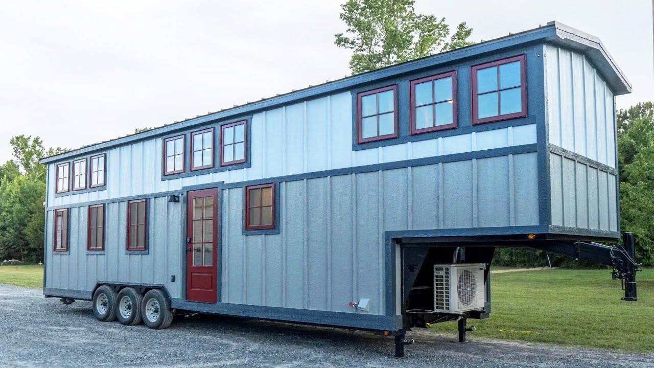37' Rustic Stunning Denali Tiny House by Timbercraft Tiny Homes - YouTube