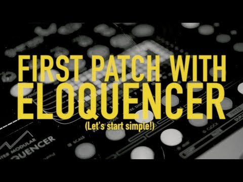 Winter Modular Eloquencer, ALM Akemie's Taiko & ER-301 // Eurorack Patch