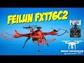 Feilun fx176c2 fx176c1 gps presentation unboxing review flight test tomtop drone expression french