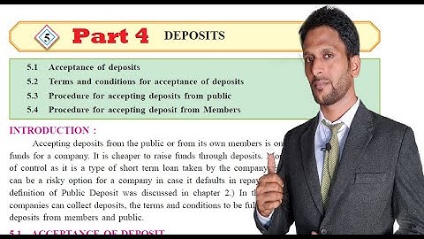 HSC New Syllabus secretarial practice chapter 5 Deposits | Procedure to Accept Deposit | part 4