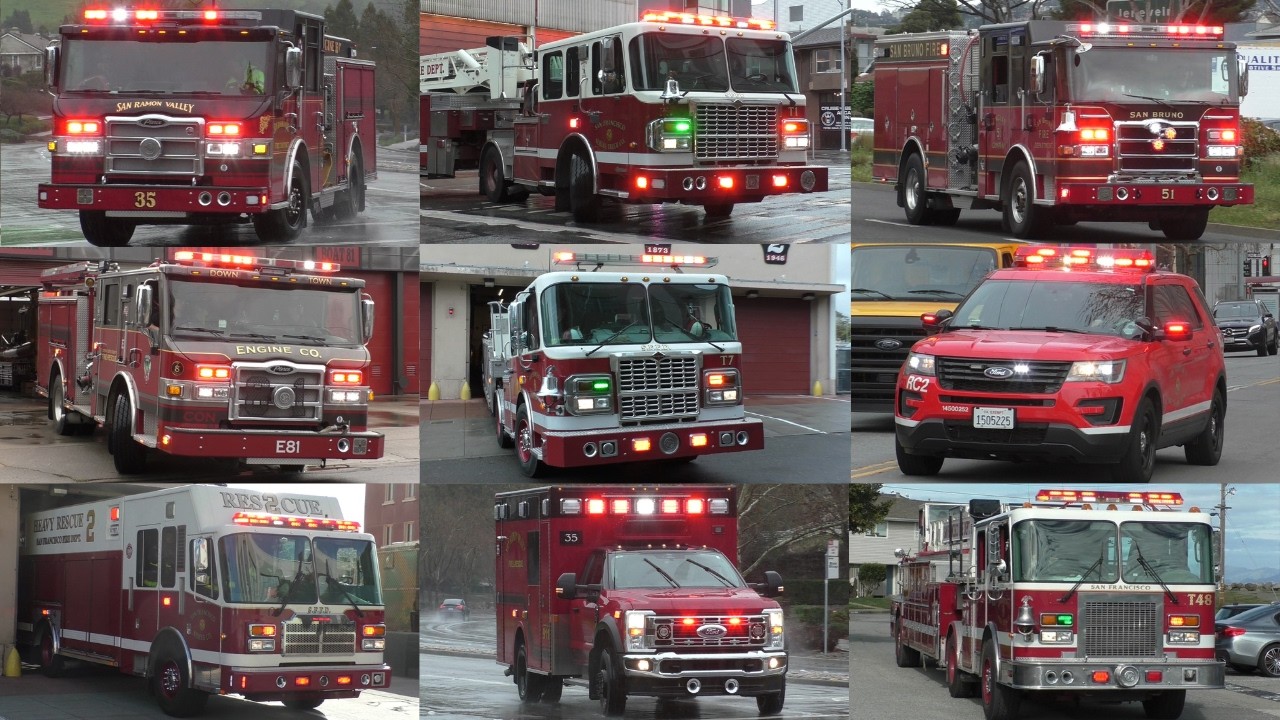 Fire Trucks, EMS, & More Responding Code 3 | Compilation #4: February 2026 Responses
