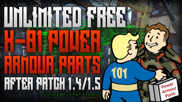 Fallout 4 - *NEW* UNLIMITED X-01 POWER ARMOUR PARTS GLITCH AFTER PATCH 1.4/1.5! (Duplication Glitch)
