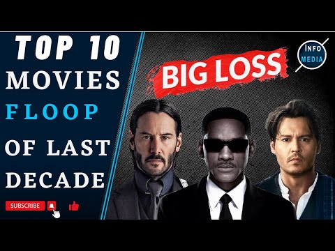 TOP 10 Hollywood Movies Flops of the Last Decade | Info Media