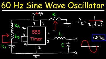 60 Hz Sine Wave Generator Using 555 Timer & LC Tank Oscillator