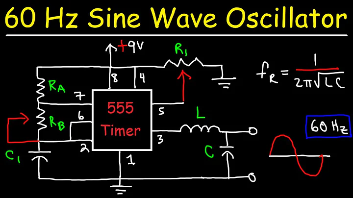 Create a 60 Hz Sine Wave Generator with 555 Timer!