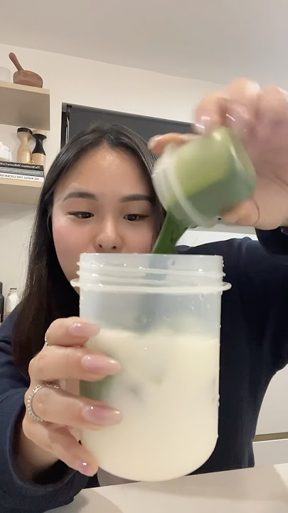 MUJI MATCHA SHAKER?!? 🍵 #matcha #muji #japan #matchalatte