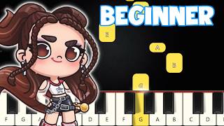Shine Your Way - Avatar World GALXE | Beginner Piano Tutorial | Easy Piano