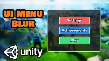 Blur Any Background in Unity | 2024