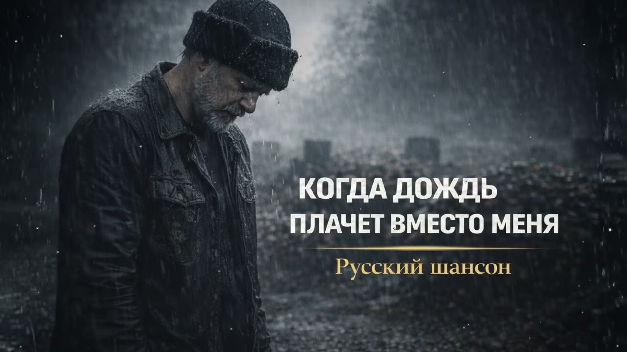 🌧️⚰️ Душевные песни русского шансона – дождь, кладбище и вечное прощание