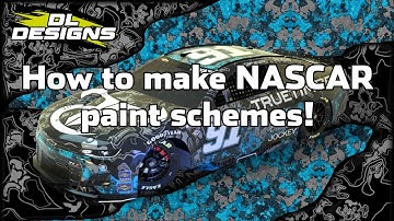 How to make a NASCAR scheme!