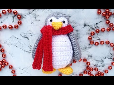 Мастер-класс, вяжем пингвинчика крючком