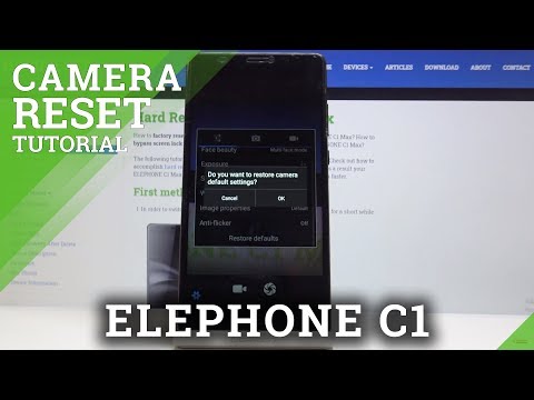 How to Reset Camera in ELEPHONE C1 Max