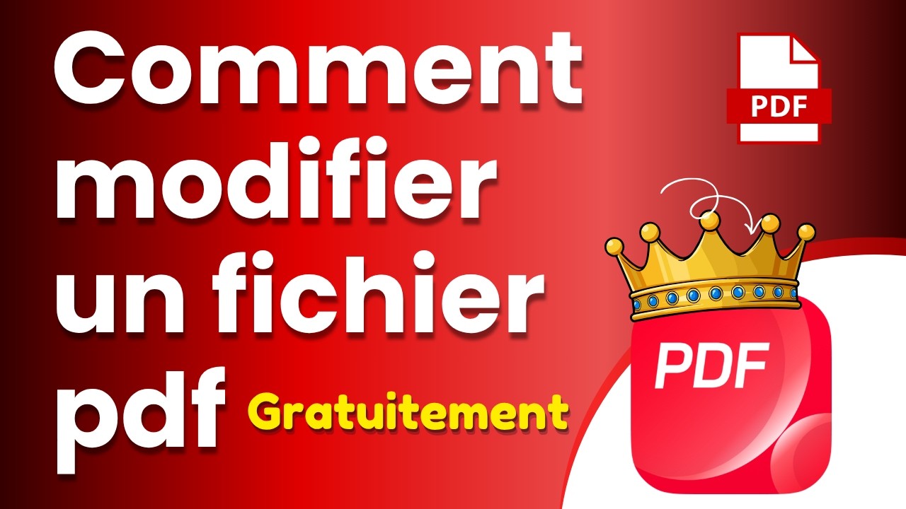 Comment modifier gratuitement un document PDF en 2026? - YouTube