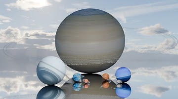 Ring planet | planet bouncing | Solar System Planet Size Comparison 3D 2025