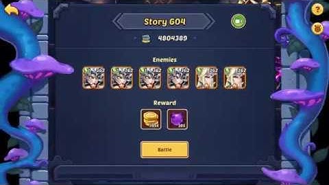 [Idle Heroes] - Tower of Oblivion: Stage 604 clear