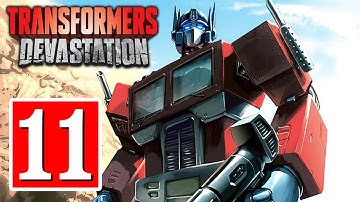 Transformers Devastation Walkthrough Part 11 BOSS Menasor HD