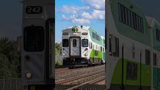 Awesome #k5la Horn & Horn Salute from Reactivated Cab 242 on 6627 #railfanning #gotrain #gotransit