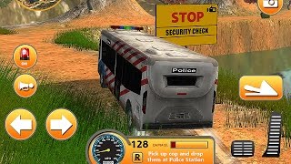 Police Bus Hill Climbing - Gameplay Android screenshot 1