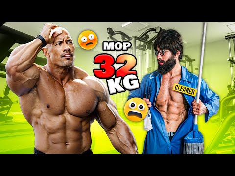 Anatoly Gym Prank 32KG Mop Lift 🏋️‍♂️💪 Anatoly gym prank !Pretending Cleaner in gym Prank #2 thumbnail