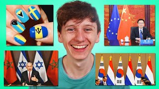 Celebrity Satisfying World Flag Combinations Wealth