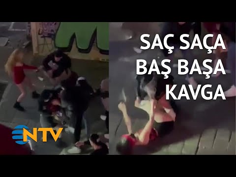 @NTV Kadıköy’de iki kız grubu birbirlerine saldırdı