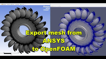 ✅ Export mesh from #Ansys to #OpenFOAM