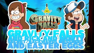 ALL BACKWARDS MESSAGES IN GRAVITY FALLS PART 2 + EASTER EGGS AND MORE RICK AND MORTY REFERENCES!