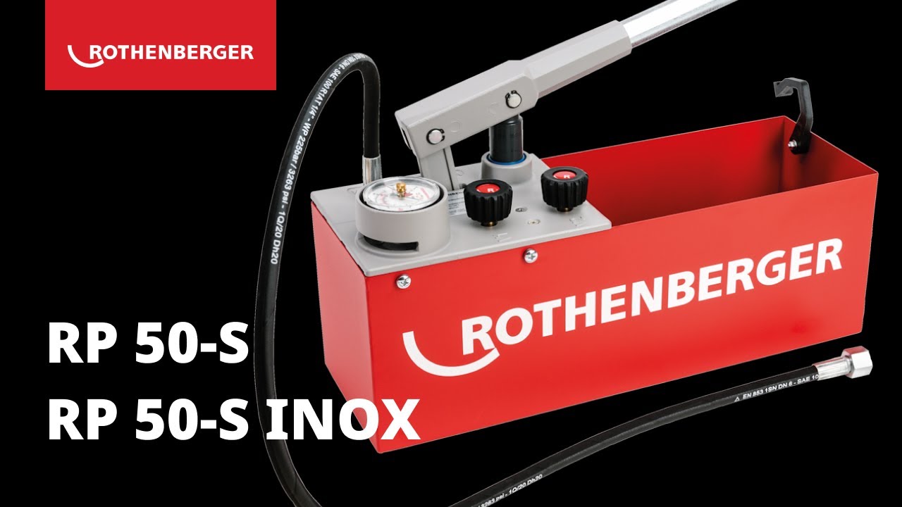 Prüfpumpe RP 50-S (INOX): Sicheres & Manuelles Prüfen | Alle Highlights ...