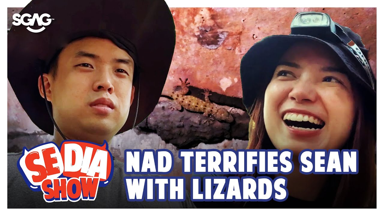 Nadia Terrifies Sean with Lizards SGAG YouTube