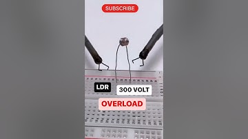 LDR Overload Test Light Dependent Resistance Blow Out At 300Volts #shorts #ytshorts