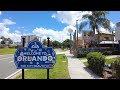 Exploring international drive orlando sand lake gator golf gift shops  florida walk 4k