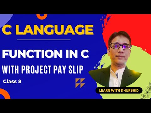 Function in C Programming Language with Project Pay Slip