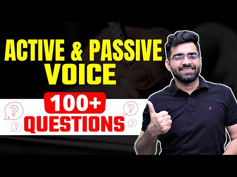 100+ Exam Oriented Practice Questions | Active Passive Voice | SSC, BANK, NDA, CDS | Tarun Grover