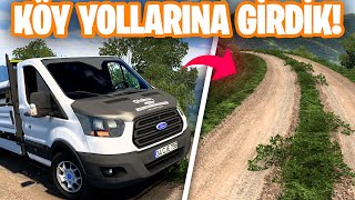 Ford Transi̇t İle Köy Yollarinda Boru Taşidik Efsane Yollar Ets 2 Ford Transi̇t Ets 2 Mod