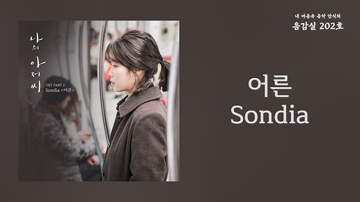 어른 (Grown Ups) - Sondia | 가사 Lyrics